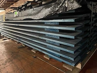 Grenen schuttingpanelen blauw gecoat 1800x1800mm (9x) - afbeelding 2 van  3