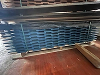 Grenen schuttingpanelen blauw gecoat 1800x1800mm (9x) - afbeelding 3 van  3