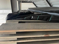 Grenen schuttingpanelen grijs gecoat 1800x1800mm (9x) - afbeelding 1 van  3