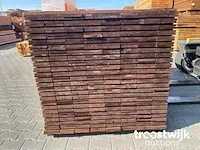 Grenen schuttingplanken bruin geïmpregneerd 16x140mm, lengte 180c,m - afbeelding 3 van  3