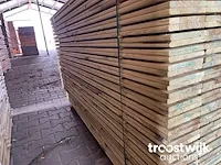 Grenen schuttingplanken groen geïmpregneerd 16x140mm, lengte 180cm - afbeelding 2 van  3