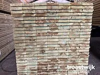 Grenen schuttingplanken groen geïmpregneerd 16x140mm, lengte 180cm - afbeelding 3 van  3