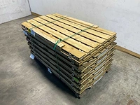 Grenen tuindeur met toog 100x180 cm (6x) - afbeelding 1 van  4