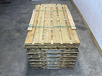 Grenen tuindeur met toog 100x180 cm (6x) - afbeelding 2 van  4