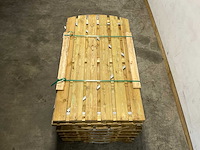 Grenen tuindeur met toog 100x180 cm (6x) - afbeelding 3 van  4