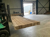 Grenen tuinpaal geïmpregneerd 300x11,5x11,5 cm (8x) - afbeelding 4 van  4