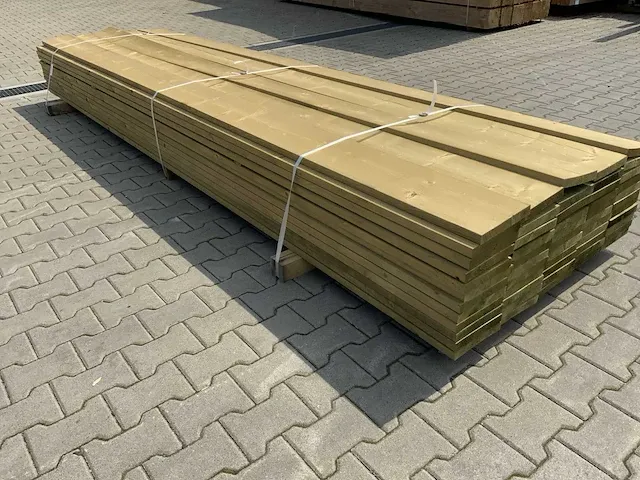 Grenen tuinplank 28x190x3900mm (55x) - afbeelding 2 van  6