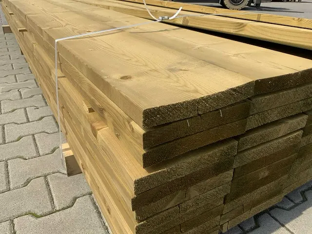 Grenen tuinplank 28x190x3900mm (55x) - afbeelding 6 van  6