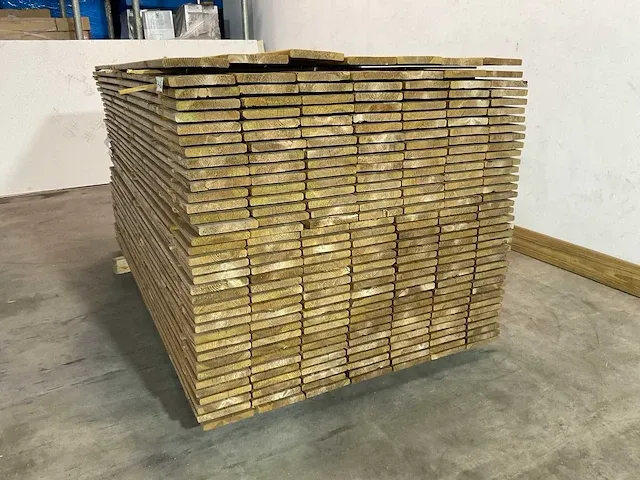 Grenen tuinplank geïmpregneerd 180x14x1.6 cm (100x) - afbeelding 3 van  8
