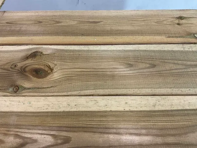 Grenen tuinplank geïmpregneerd 180x14x1.6 cm (100x) - afbeelding 6 van  8
