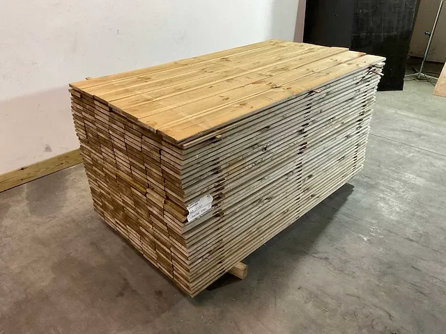 Grenen tuinplank geïmpregneerd 180x14x1.6 cm (150x) - afbeelding 2 van  8
