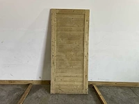 Grenen tuinpoort 215x95,5 cm (2x) - afbeelding 1 van  6