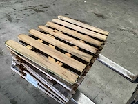 Grenen tuinpoort recht 100x80 (10x) - afbeelding 2 van  7
