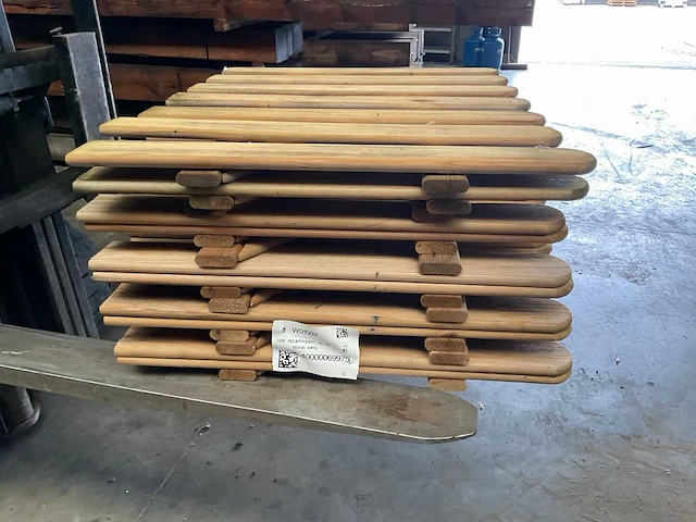 Grenen tuinpoort recht 100x80 (10x) - afbeelding 6 van  7