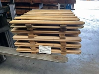 Grenen tuinpoort recht 100x80 (10x) - afbeelding 6 van  7