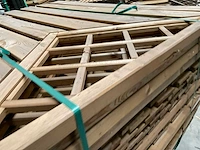 Grenen tuinscherm met trellis 21-planks 180x180 cm (20x) - afbeelding 6 van  14