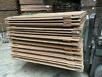 Grenen tuinscherm met trellis 21-planks 180x180 cm (20x) - afbeelding 8 van  14