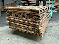 Grenen tuinscherm met trellis 21-planks 180x180 cm (20x) - afbeelding 12 van  14