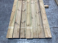 Grenen vlonderplank 500x14x2,8 cm (9x) - afbeelding 4 van  7