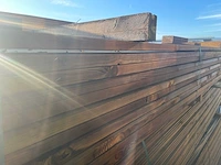 Grenen vlonderplanken bruin geïmpregneerd 3000x145x28mm (72x) - afbeelding 2 van  3