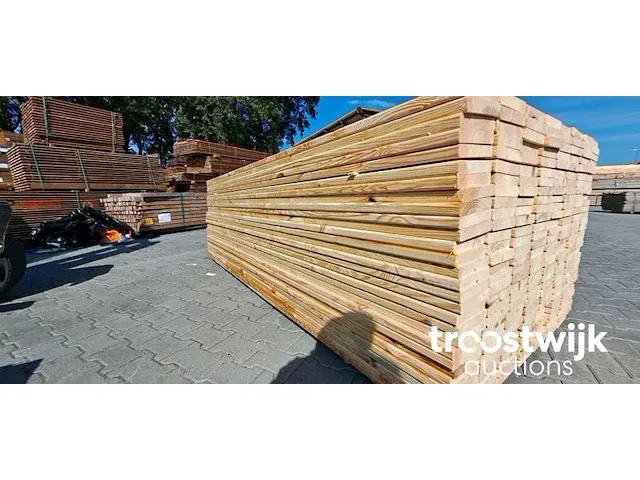 Grenen vlonderplanken glad geschaafd 25x140mm, lengte 245cm - afbeelding 2 van  3