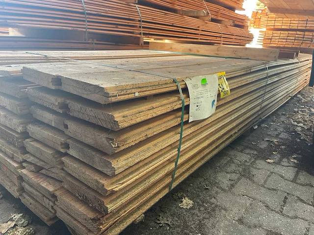 Grenen wisselsponning 5000x190x18mm (105x) - afbeelding 2 van  3