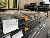 Grenen zweeds rabat zwart gecoat 25x195mm, lengte 480cm (150x) - afbeelding 2 van  3