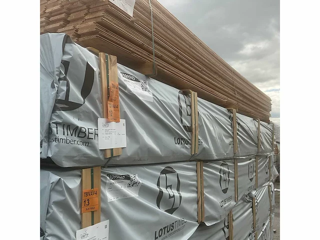 Grenen zweeds rabat zwart gecoat 25x195mm, lengte 540cm (100x) - afbeelding 4 van  4