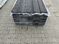Grenen zweeds rabat zwart gecoat 25x195mm, lengte 540cm (150x) - afbeelding 3 van  4