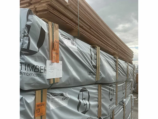 Grenen zweeds rabat zwart gecoat 25x195mm, lengte 540cm (50x) - afbeelding 4 van  4