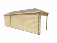 Gretel - tuinhuis 44mm 7900x2500x2820mm onbehandeld - afbeelding 4 van  5