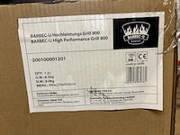 Grill met tien grillniveaus van 200 tot 800 graden barbec-u - afbeelding 3 van  4