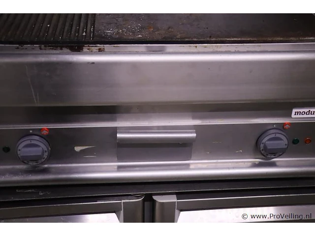 Grill/bakplaat, rvs - 70x70x40cm - afbeelding 3 van  3