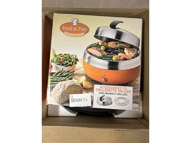 Grillerette deluxe met accessoires food & fun - afbeelding 1 van  4