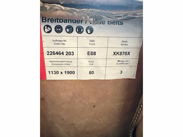 Grindingmaster breedband slijp/borstelmachine - afbeelding 2 van  16