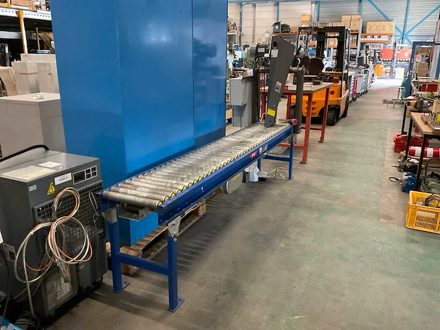 Grit gks75 bandslijpmachine op rollenbaan - afbeelding 2 van  7