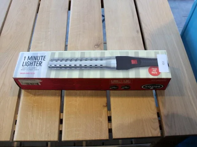 Grizzly barbecue one minute lighter - afbeelding 1 van  3