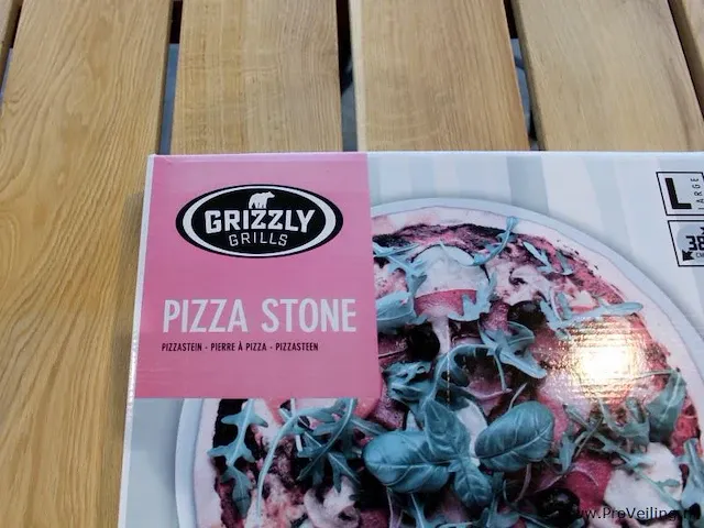 Grizzly grills pizzasteen pizzastone large ø38 cm - afbeelding 3 van  3