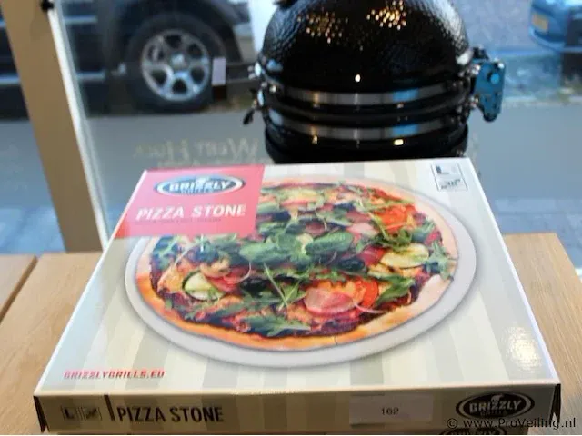 Grizzly grills pizzasteen pizzastone large ø38 cm - afbeelding 1 van  4
