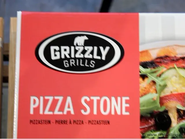 Grizzly grills pizzasteen pizzastone large ø38 cm - afbeelding 4 van  4