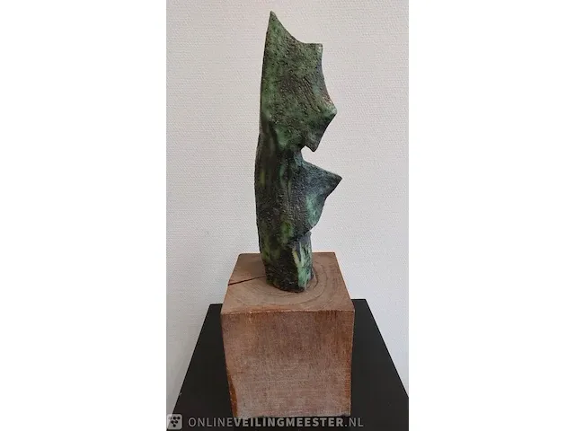 Groen bronzen "engel" - afbeelding 2 van  4