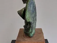 Groen bronzen "engel" - afbeelding 4 van  4