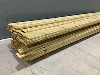 Groen-geïmpregneerd siberisch larix vlonderhout (36x) - afbeelding 3 van  7