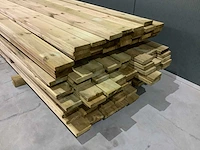 Groen-geïmpregneerd siberisch larix vlonderhout (36x) - afbeelding 5 van  7