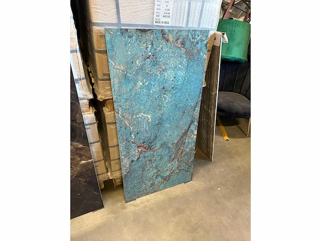 Groene marmerlook tegel 23,04 m2 60x120 - afbeelding 1 van  4