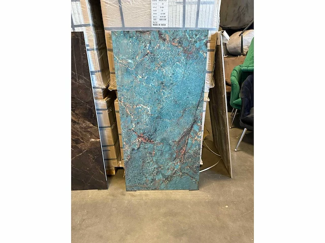 Groene marmerlook tegel 23,04 m2 60x120 - afbeelding 2 van  4