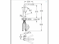 Grohe - essence new 30270gn0 - keukenmengkraan - keukenmengkraan - afbeelding 4 van  4