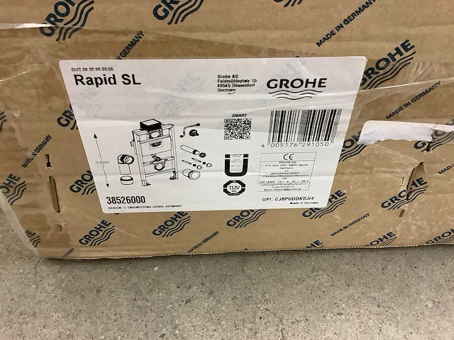 Grohe - rapid sl - inbouwreservoir - voor hangend toilet - extra laag - geschikt voor onder raam - afbeelding 2 van  3