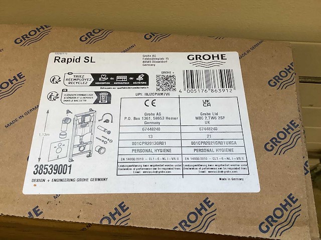 Grohe - rapid sl 38539001 - reservoir - afbeelding 3 van  3