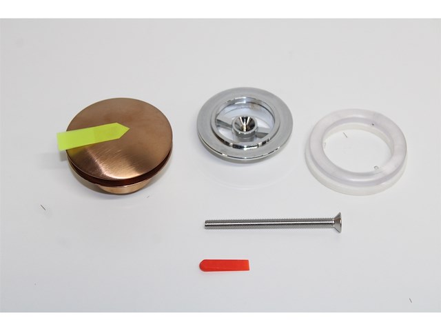 Grohe afvoergarnituur push-opengeborsteld warm sunset (mat brons) - afbeelding 5 van  6